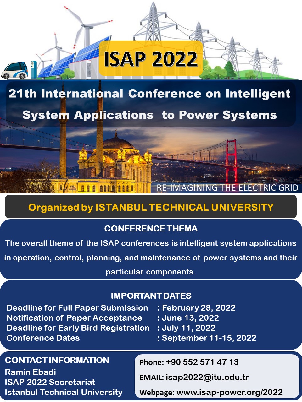 Call for paper ISAP Conference 2022